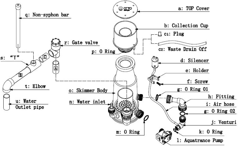 Reef Octopus Classic 150INT Protein Skimmer